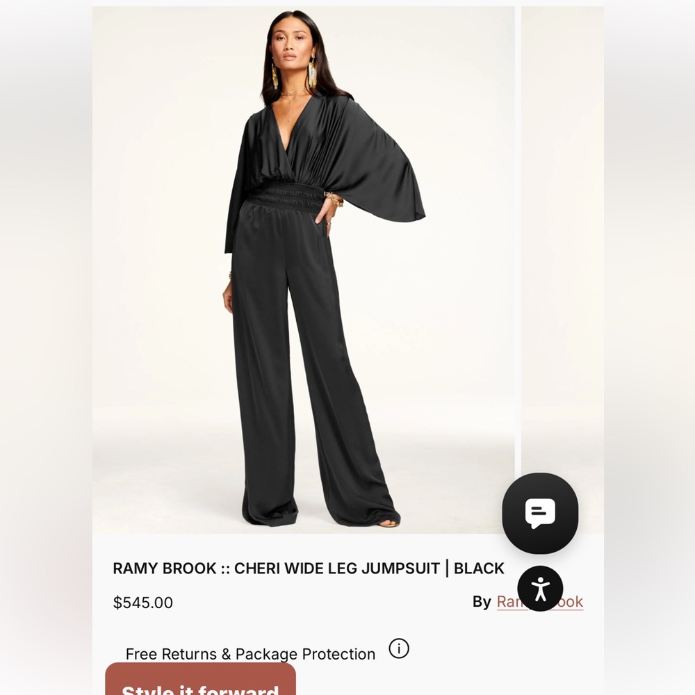 Ramy Brook Charcoal Jumpsuit